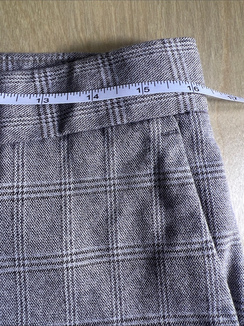 Banana Republic brown Plaid Dress Pants size 32x30 - Picture 6 of 12